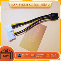 Dây kết nối chuyển đổi 2 dây 4 pin IDE ra 8 pin cấp nguồn cho VGA – dây nguồn 8pin – nguồn phụ 8 pin – 8pin ide molex