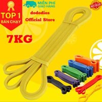 Dây Kháng Lực - dây trợ lực tập gym Powerband Tập Toàn Thân Chính hãng dododios Cực bền - Vàng 7KG