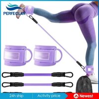 Dây kháng lực mắt cá chân có còng 3 cấp độ khác nhau 10lbs 20lbs 30lbs Bộ dây tập thể dục thoải mái để rèn luyện sức mạnh