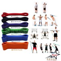 Dây kháng lực power band 😍 Freeship ⚡ Dây cao su tập gym đa năng giá rẻ