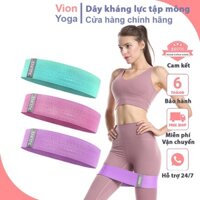 Dây kháng lực tập gym, dây miniband tập mông đùi vải Vion Yoga