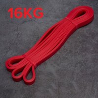 Dây kháng lực tập gym, Power Band đa năng, hỗ trợ luyện tập thể dục, dây trợ lực tập gym Powerband Tập Toàn Thân, Dây kháng lực bằng cao su tự nhiên dùng khi tập thể hình, yoga, pilate  Chính hãng miDoctor - Đỏ - 16kg