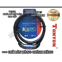 DÂY KHOÁ SỐ CHỐNG TRỘM CAO CẤP 4 SỐ CHÍNH HÃNG TONYON TY4271 DÂY CÁP LỚN 15MM X 950MM