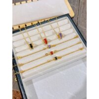 Dây / lắc titan ống lu la mã đá màu