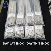 Dây lạt inox,Thít inox 304 10cm 15cm 20cm 25cm 30cm 35cm 40cm 50cm 60cm 70cm 80cm 90cm 100cm 120cm