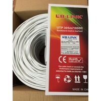 DÂY LBLINK, NETLINK CAT6 305M 8 lõi màu xanh, trắng, cuộn cáp mạng lblink, DÂY MẠNG LAN, CÁP MẠNG, THÙNG MẠNG LAN, CUỘN