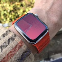 Dây Leather Loop Đồng Hồ Apple Watch Orange (không kèm mặt đồng hồ)