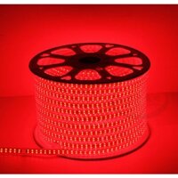 Dây led đôi màu Đỏ 2835 mạch led sợi đồng bọc vỏ nhựa silicon dẻo - 100m (1 cuộn)
