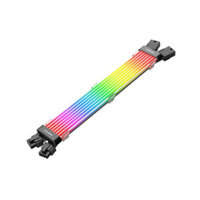 Dây Led Nguồn VGA Coolmoon C260EX Black + DÂY NỐI DÀI 2x8 Pin Extension Line RGB BLACK
