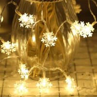 Dây Led Nháy Hình Hoa Tuyết (Nhiều Màu hoặc Màu Vàng) - 4m - 16 Bóng KamiHome