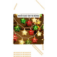 DÂY LED NOEL, MÀN CÂY THÔNG, NGÔI SAO. TRANG TRÍ MÙA NOEL MOSSHOP