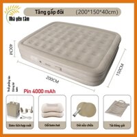 Dày Lên Đệm Hơi Tự Bơm,Giường hơi đơn/đôi,Giường bơm hơi,kèm bơm điện Đệm hơi dày