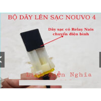 Dây lên sạc xe NOUVO 4 lên sạc như zin có Relay Nais chuyển điện bình