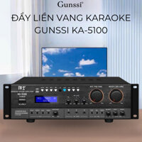 Đẩy liền vang công suất khủng Gunssi KA 5100 - Amply karaoke bluetooth công suất lớn 1000W, hát karaoke nghe nhạc chất