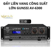 Đẩy liền vang công suất lớn GUNSSI AV-630 nghe nhạc hát karaoke cực đỉnh,chip chống hú,kết nối bluetooth, cổng quang học