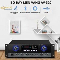 Đẩy liền vang công suất lớn GUNSSI AV-320 nghe nhạc hát karaoke cực đỉnh,chip chống hú,kết nối bluetooth, cổng quang học