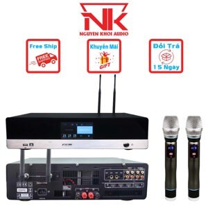 Đẩy liền vang kèm micro không dây Deton KA420