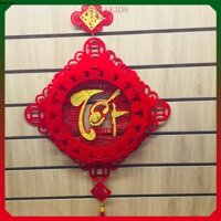 Dây Liễng Tết Treo Tường Đỏ Tươi, Treo Cửa, Đón Xuân Trang Trí - Chữ Phúc -lộc -thọ dài 80cm (mylinh)