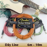 Dây Line (Jack 6 li) Fender cắm đàn Guitar ra loa dài 6m / 10m {Ánh Dương – Store}