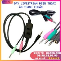 Dây Live Stream 3 Màu XOX MA2 Audio Adapter - Giắc Live Stream Thu Âm Cao Cấp Chính Hãng