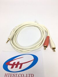 dây loa 1 đầu 3.5 ra 2 av , Hàng Chính Hãng. - 1,2 MÉT