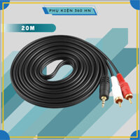 Dây loa 1 ra 2 20m - Dây 3.5 ra 2 đầu hoa sen 20m