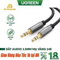 Dây Loa 2 đầu 3.5mm Dài 2m Ugreen 10735 - Hàng Chính Hãng