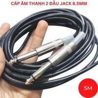 Dây loa 2 đầu 6.5mm dài 5m loại tốt Dailyphukien