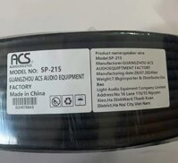 Dây loa ACS SP215 2×1.5 nhập khẩu có COCQ