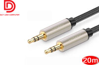 Dây loa cao cấp Ugreen 40788 chuẩn 3.5mm dài 20m chính hãng