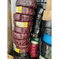 Dây loa đỏ đen 2x1.5 đồng nguyên chất bán theo cuộn 100m