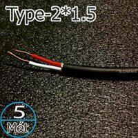 Dây loa SOMMER 2 lõi-234 sợi 2x1.5mm OFC 18AWG SP225 ( 5 mét )