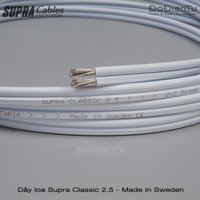 Dây loa Supra Classic 2x2.5 mm - Phân phối chính hãng - Made in Sweden