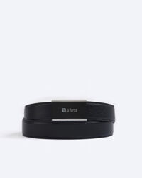 Dây lưng da cá sấu nối bản 3.5cm da bụng trẻ trung DLA1200-02B-B-V