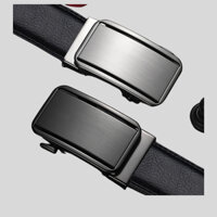 Dây Lưng Da Cừu Mặt Trơn, Khóa Tự Động, Mặt Hợp Kim, 125cm, Bảo Hành 12 Tháng