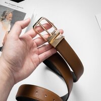 Dây Lưng Nam AROTI  Chất Da Bò Saffiano Đẹp Cao Cấp, Thắt Lưng Có 2 Mặt Dây Xoay Chiều ,Nịt Bảo Hành 10 Năm  TL04-NAU