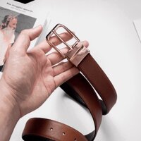 Dây Lưng Nam AROTI  Chất Da Bò Saffiano Đẹp Cao Cấp, Thắt Lưng Có 2 Mặt Dây Xoay Chiều ,Nịt Bảo Hành 10 Năm  TL04-NAU