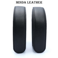 Dây lưng nam da bò không khóa, da bò thật may bo cạnh siêu bền S1A005 - MINDA LEATHER