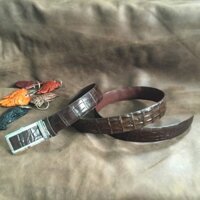 Dây lưng Nam da cá sấu xuất khẩu Thái Lan mệnh Mộc