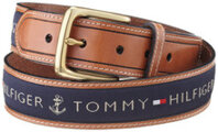 Dây lưng nam Tommy Hilfiger Men's Ribbon Inlay Belt - Size 34 - 11TL02X032 - Chính hãng