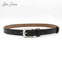Dây Lưng Nữ Khóa Classic Genuine Grain Leather Aaa Jeans - Đen