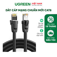 Dây mạng 2 đầu đúc sẵn Cat 8 Ugreen NW121 70616 dài 10M - Hàng chính hãng