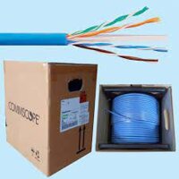 Dây Mạng Cat 6 Amp UTP Cable, 4-Pair, 23AWG, Solid, CM, 305m, Blue Hãng