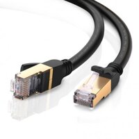 Dây mạng cat7 STF màu đen lõi đồng 26AWG CU OD 6.3 10M UGREEN 11273