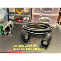dây mạng chuẩn jack cắm xlr- RJ45 XLR CAT5E STP-Stage Ethernet LAN Network Cable Compatible with Ethercon Connector
