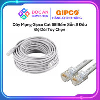 Dây Mạng Gipco Cat 5E Bấm Sẵn 2 Đầu - Độ Dài Tùy Chọn