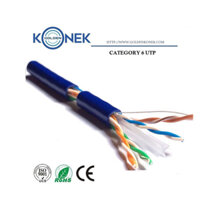 Dây mạng Golden Konek Cat 6E – SFTP (Chống nhiễu 2 lớp – Màu xanh)
