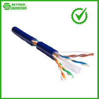 Dây mạng Golden Konek Cat 6E – SFTP (Chống nhiễu 2 lớp – Màu xanh)