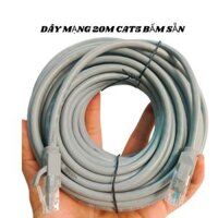 Dây mạng lan 20m bấm sẵn đầu Chính hãng CÓ VAT, Cáp mạng internet dài 2m xịn