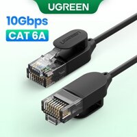 Dây mạng Ugreen CAT6A đúc sẵn 5M 70654 Black cao cấp